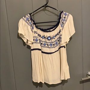 Off the shoulder top